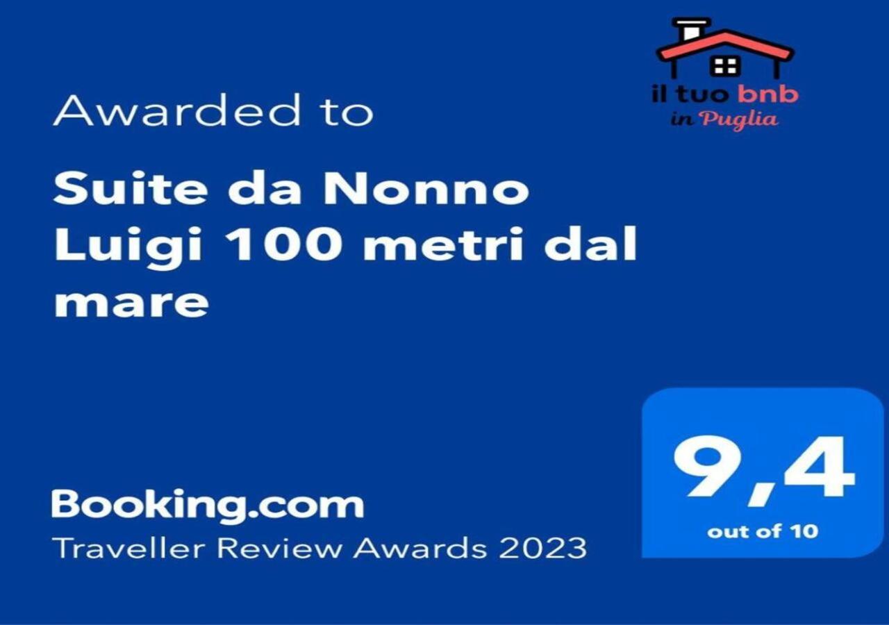 Suite Da Nonno Luigi 100 Metri Dal Mare Giovinazzo Exteriör bild