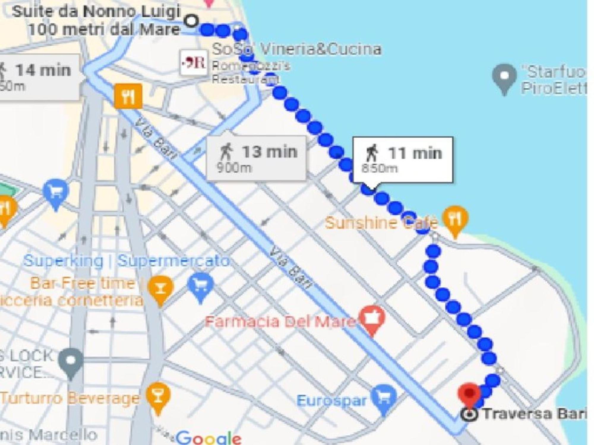 Suite Da Nonno Luigi 100 Metri Dal Mare Giovinazzo Exteriör bild